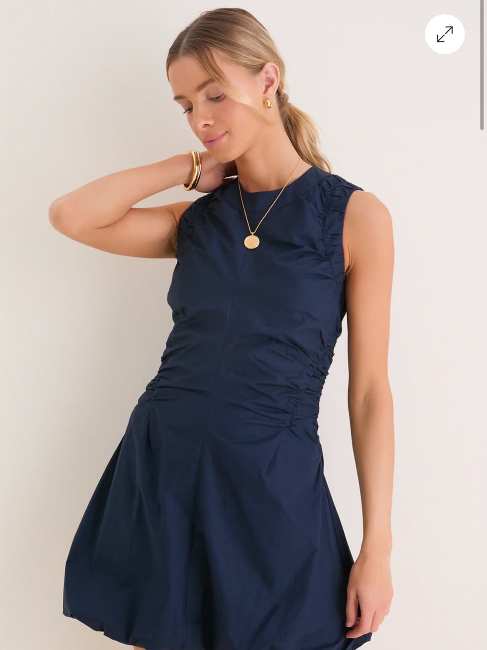 TUCKERNUCK Navy Cotton Alisa Dress, NWT, Size 4